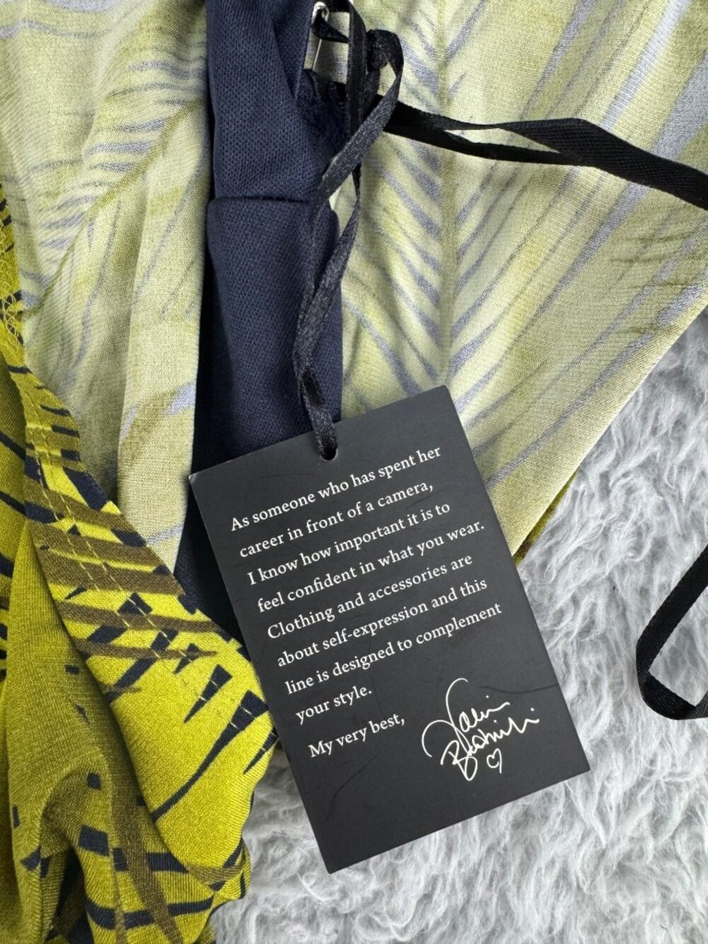Valerie Bertinelli Womens Tropical Palm Print Dress 8 Yellow & Black Travel - Picture 7 of 16